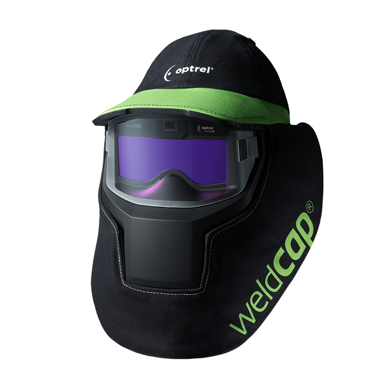 Cowhide Leather Welder Hood Welding Helmet with Auto Darkening Filter Lens,Protective Gear Mask Work Cap Welding Helmet